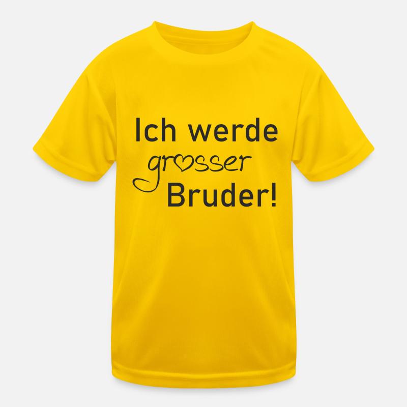 Ich werde großer Bruder! Kinder Funktions-T-Shirt