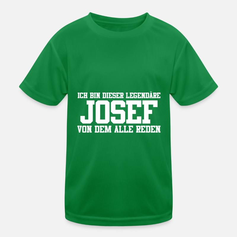 Josef Name Design Kinder Funktions-T-Shirt