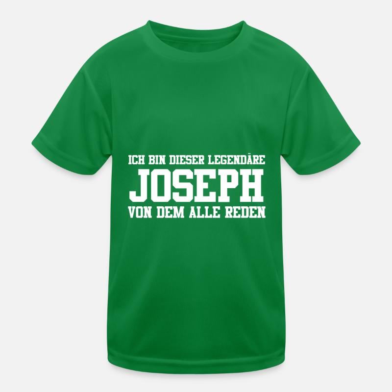Joseph Name Design Kinder Funktions-T-Shirt