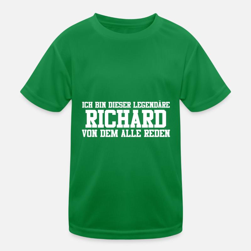 Richard Name Design Kinder Funktions-T-Shirt