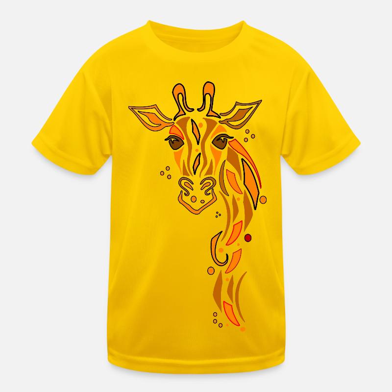 Giraffe Kinder Funktions-T-Shirt