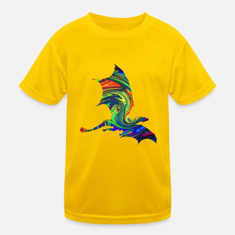 Drache Kinder Funktions-T-Shirt