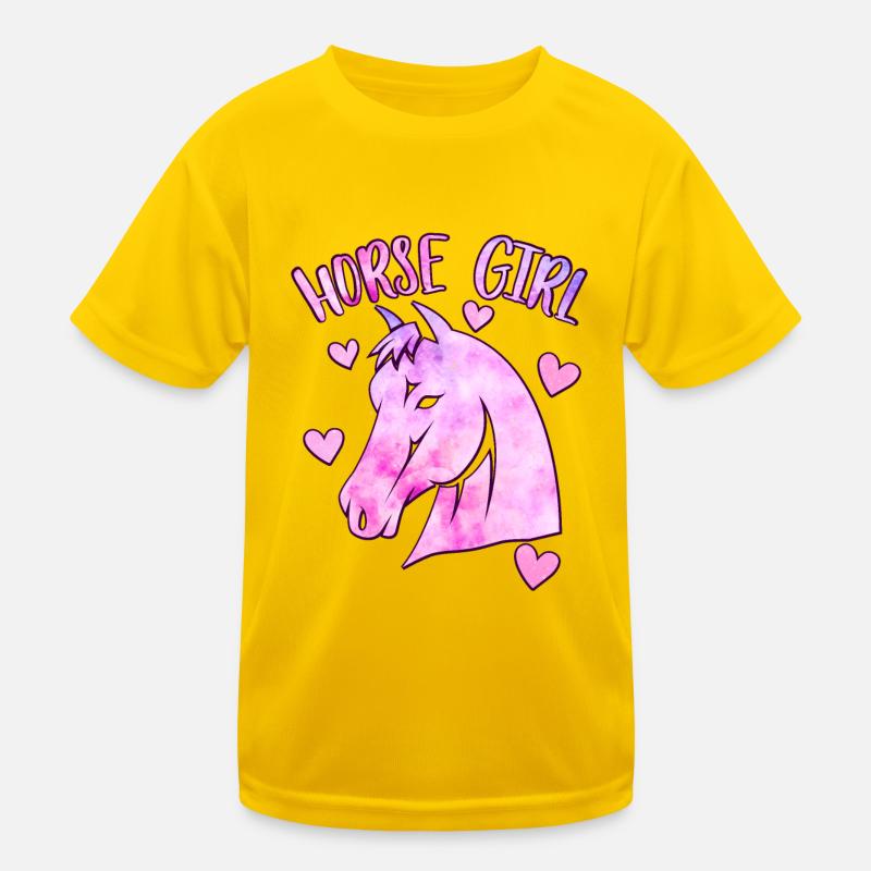 Fille de cheval T-shirt sport Enfant
