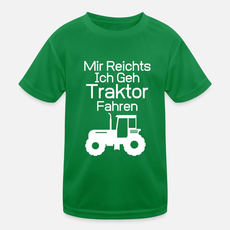 ICH KAUFE MIR EINEN NEUEN TRAKTOR DER ALLES KANN Kinder Funktions-T-Shirt