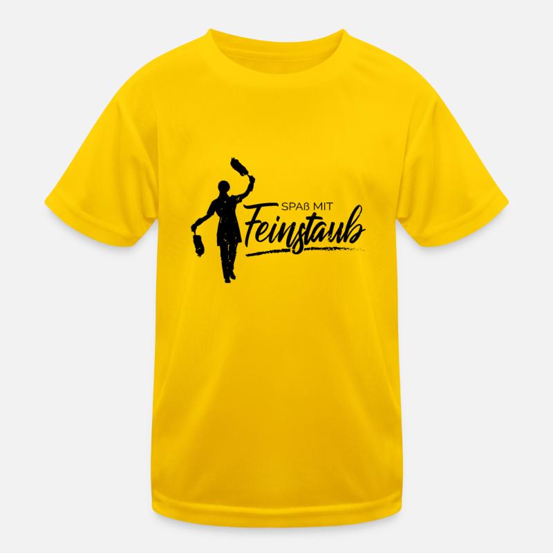 Spaß mit Feinstaub Kinder Funktions-T-Shirt