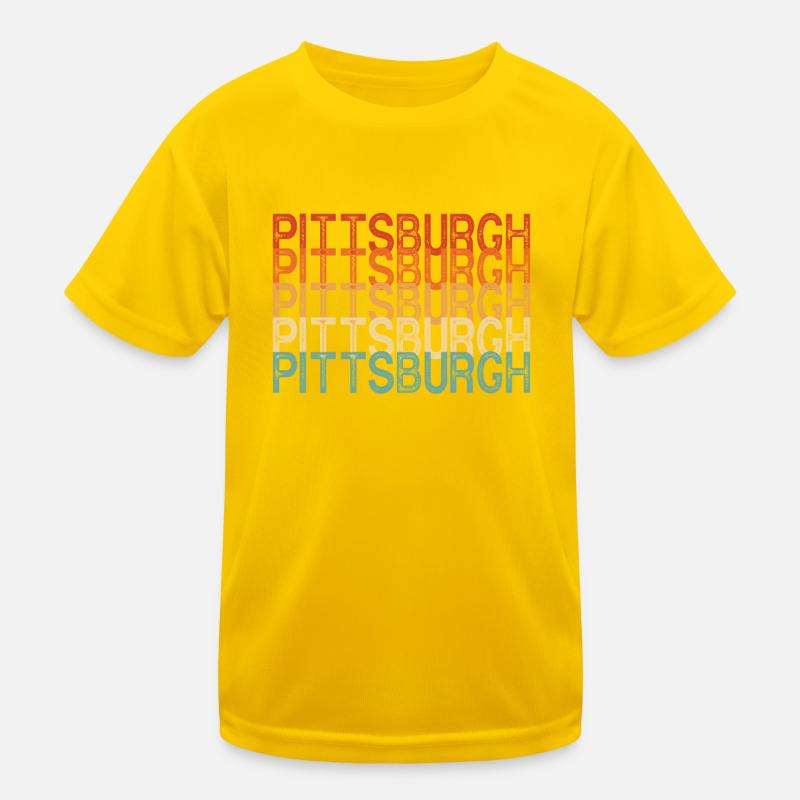 Pittsburgh Pennsylvania Maglietta sportiva per bambini