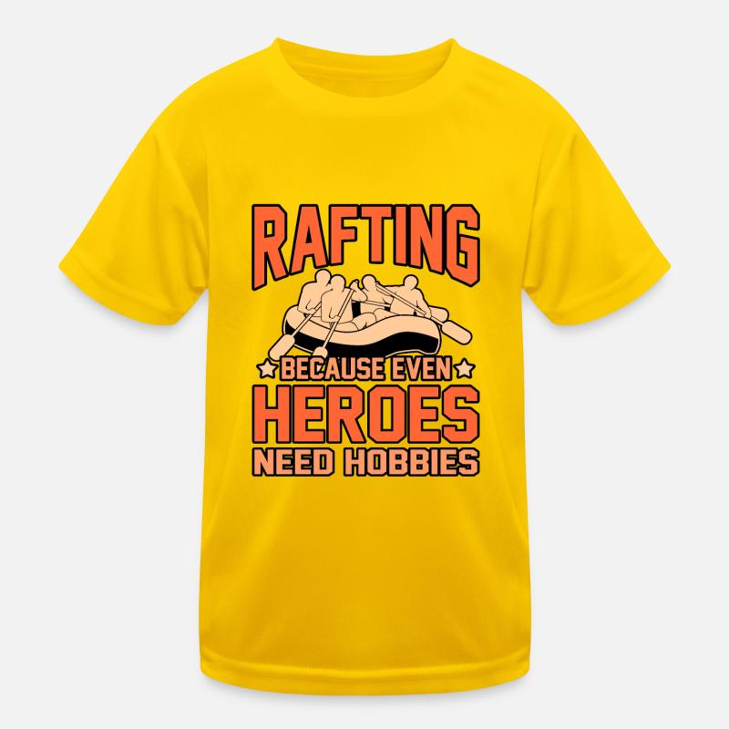Rafting helden Kinder Funktions-T-Shirt