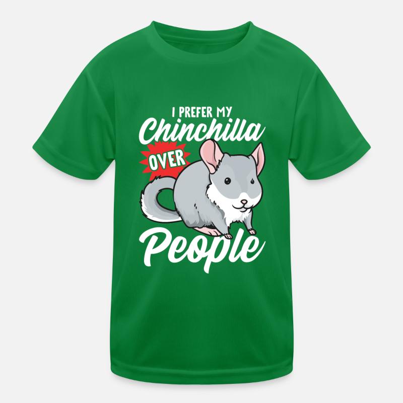 Chinchilla Über Menschen Kinder Funktions-T-Shirt