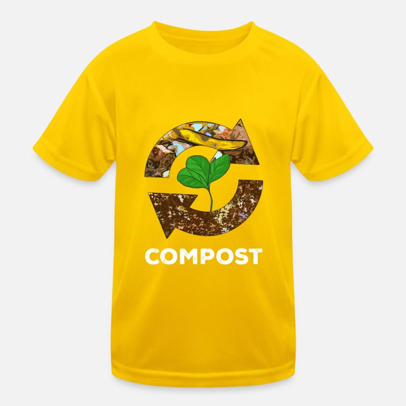 Cadeau de vers de compost T-shirt sport Enfant