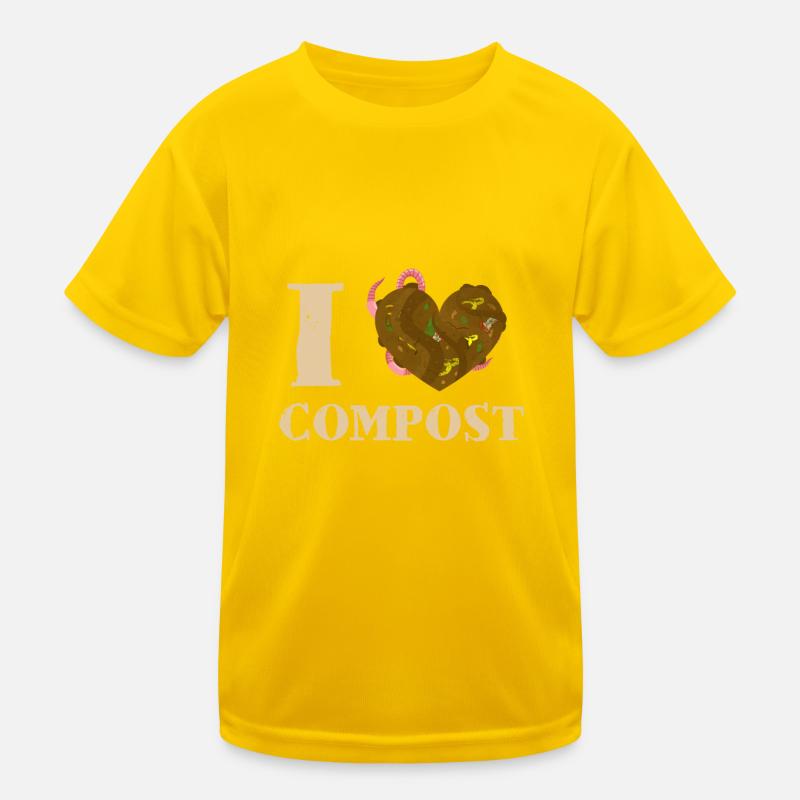 Cadeau vers de compost T-shirt sport Enfant