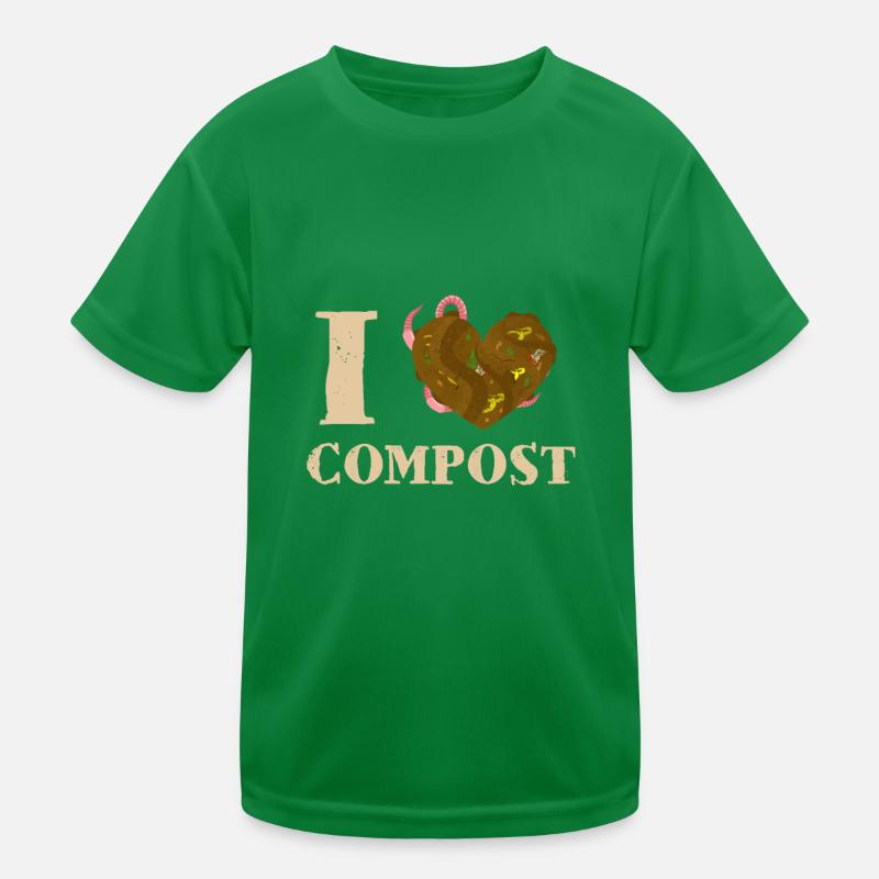 Compost Worms Gift Kids Functional T-Shirt