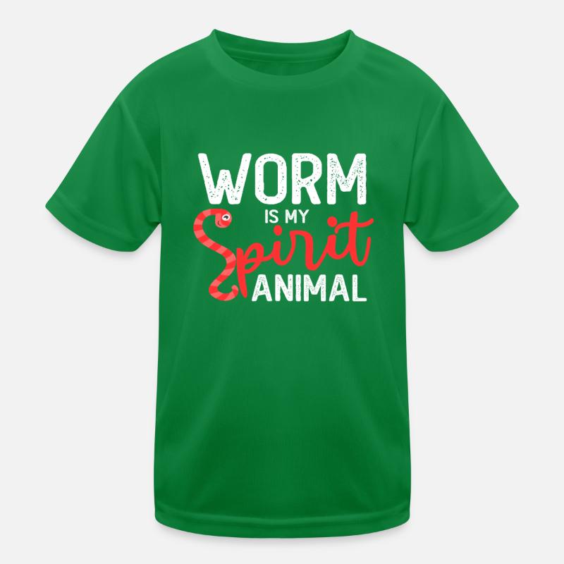 Cadeau vers de compost T-shirt sport Enfant