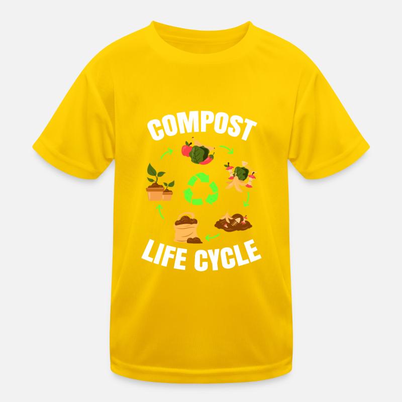 Cadeau vers de compost T-shirt sport Enfant