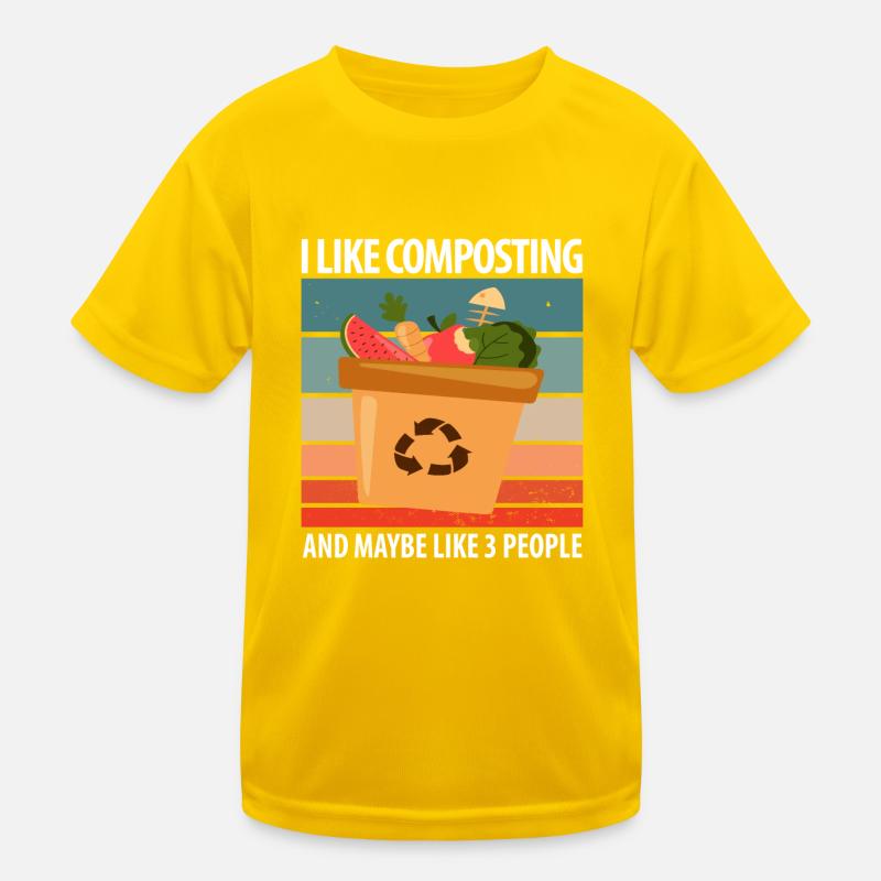 Cadeau vers de compost T-shirt sport Enfant