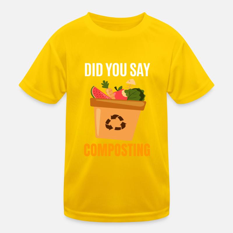 Cadeau vers de compost T-shirt sport Enfant