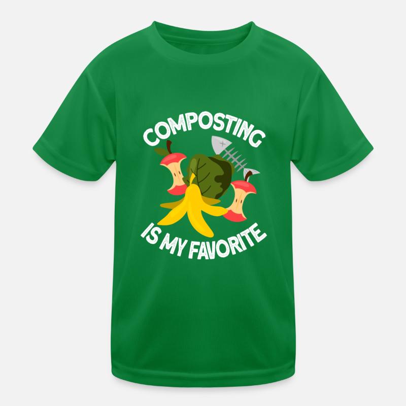 Compost Worms Gift Kids Functional T-Shirt