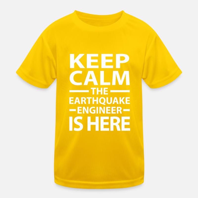 Erdbeben Kinder Funktions-T-Shirt