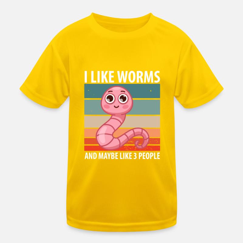 Cadeau vers de compost T-shirt sport Enfant