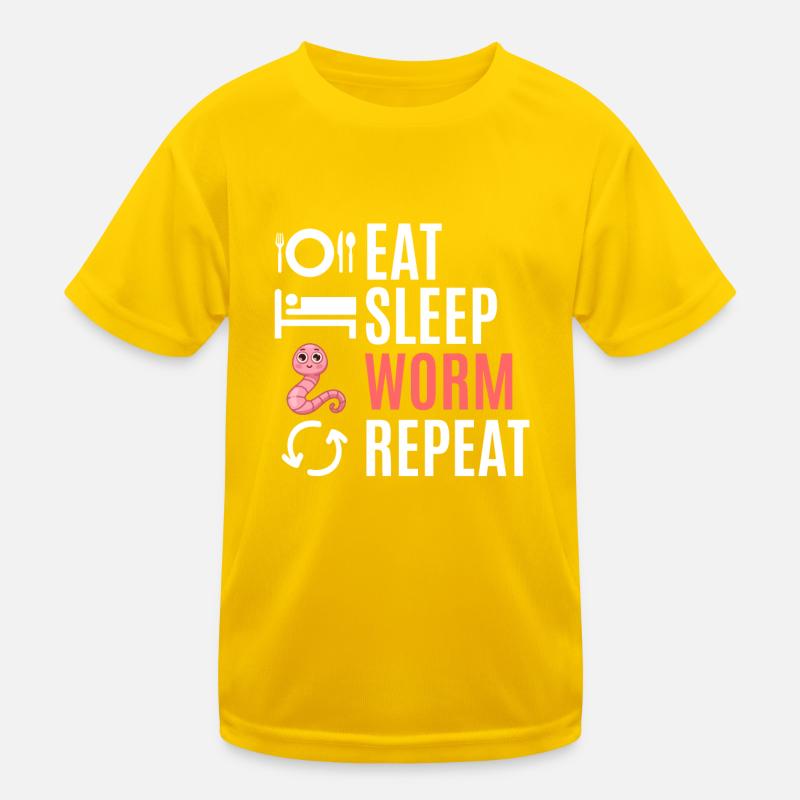 Cadeau vers de compost T-shirt sport Enfant