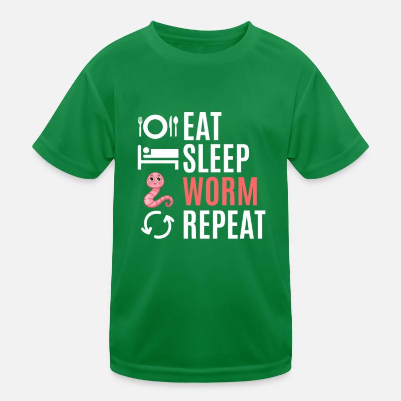 Cadeau vers de compost T-shirt sport Enfant