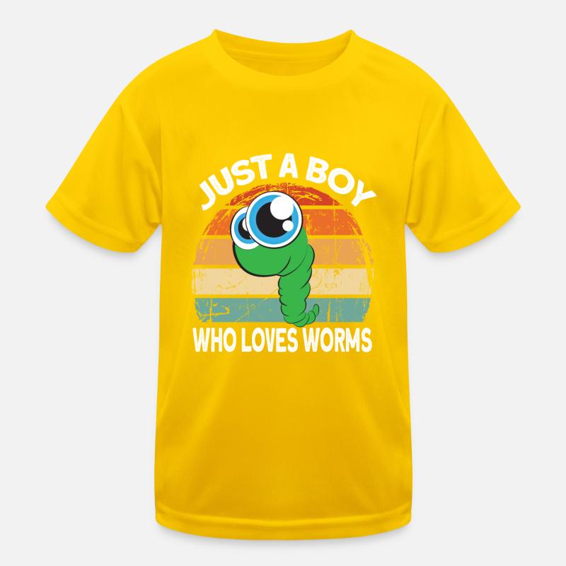 Cadeau vers de compost T-shirt sport Enfant