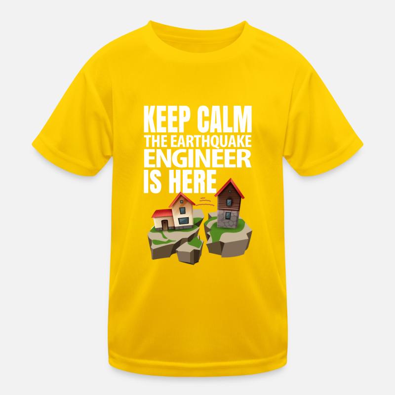 Erdbeben Kinder Funktions-T-Shirt