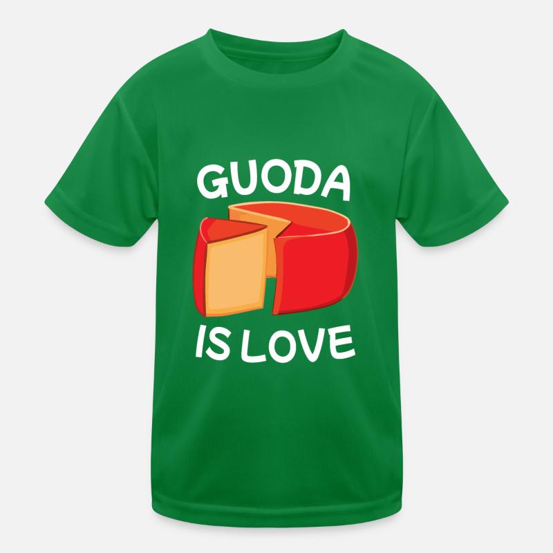 Morceau de fromage Gouda T-shirt sport Enfant