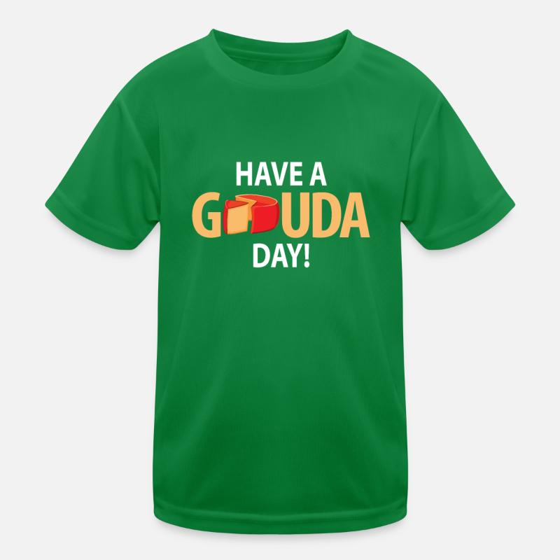 Morceau de fromage Gouda T-shirt sport Enfant