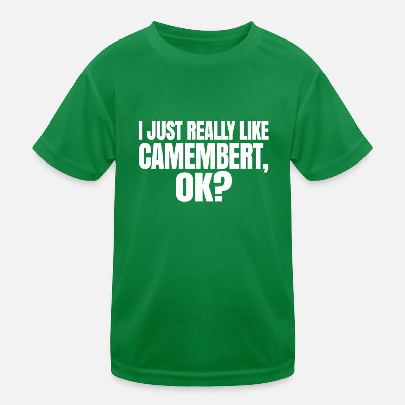Fun Camembert design Kids Functional T-Shirt