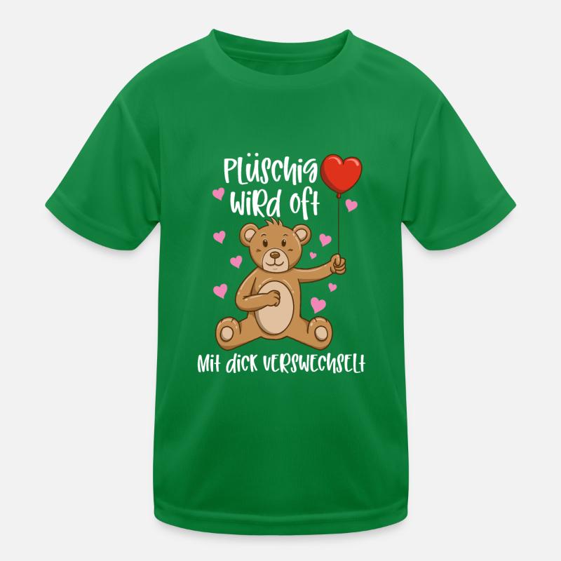 Plüschig Wird Oft Mit Dick Verwechselt Kinder Funktions-T-Shirt