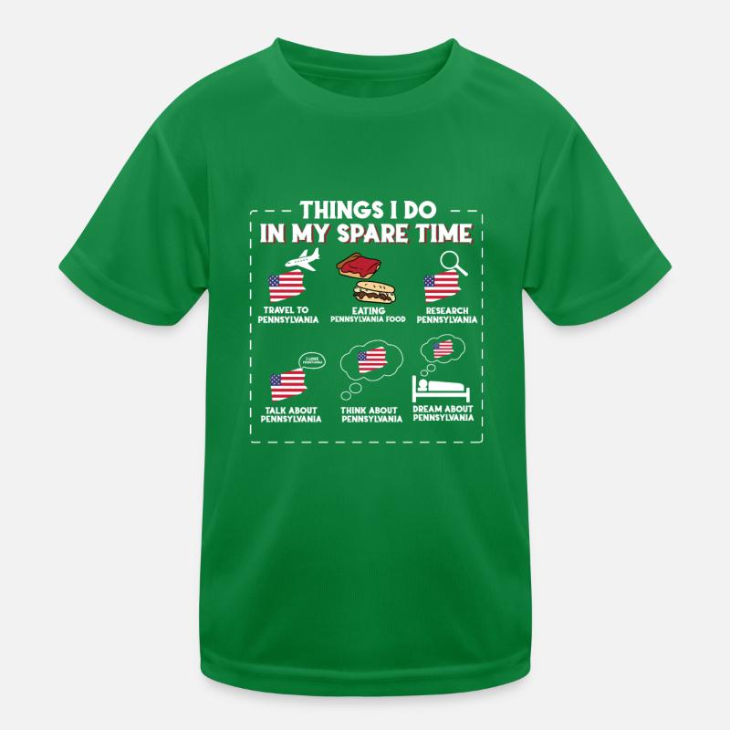 Pennsylvanie T-shirt sport Enfant