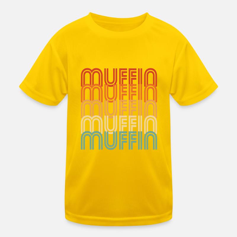 Retro Muffin Kids Functional T-Shirt