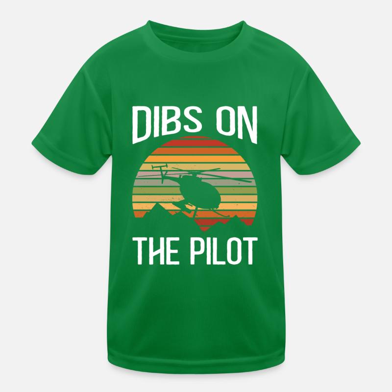 Cadeau de pilote d’hélicoptère T-shirt sport Enfant