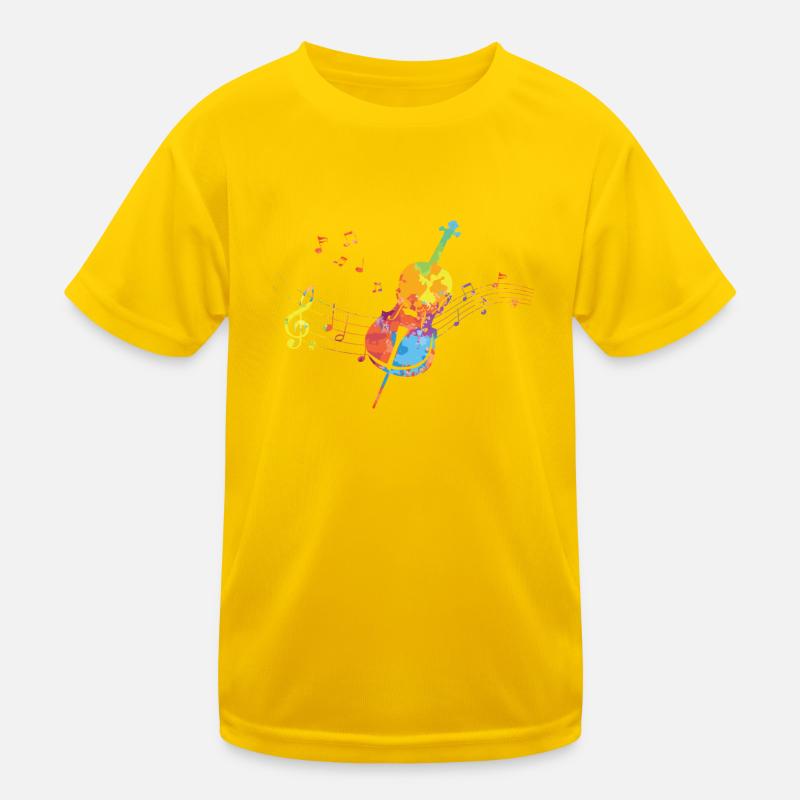 Cello Funny Gift Viola Kids Functional T-Shirt