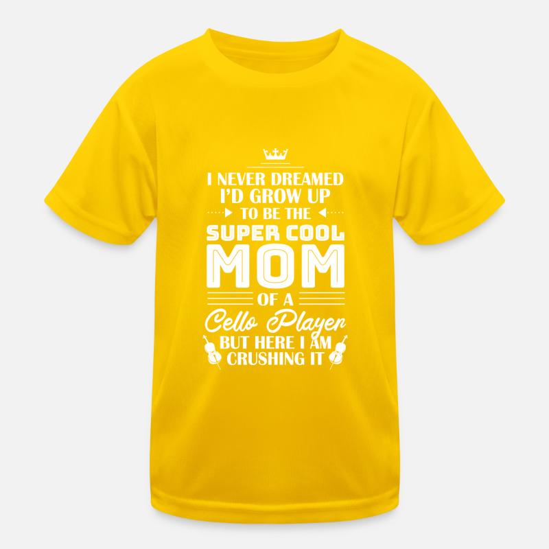 Cello Funny Gift Viola Kids Functional T-Shirt