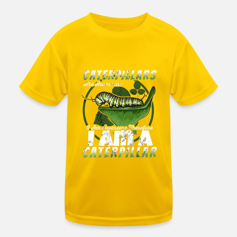 Raupe Kinder Funktions-T-Shirt