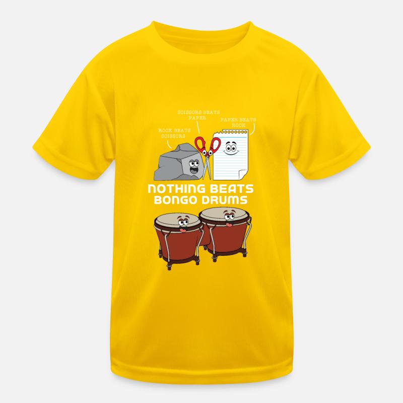 Bongo Drums Trommel Kinder Funktions-T-Shirt