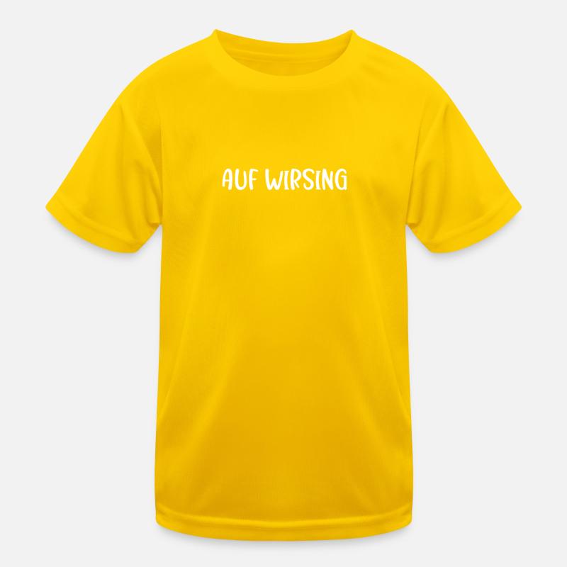 Auf Wirsing Kinder Funktions-T-Shirt