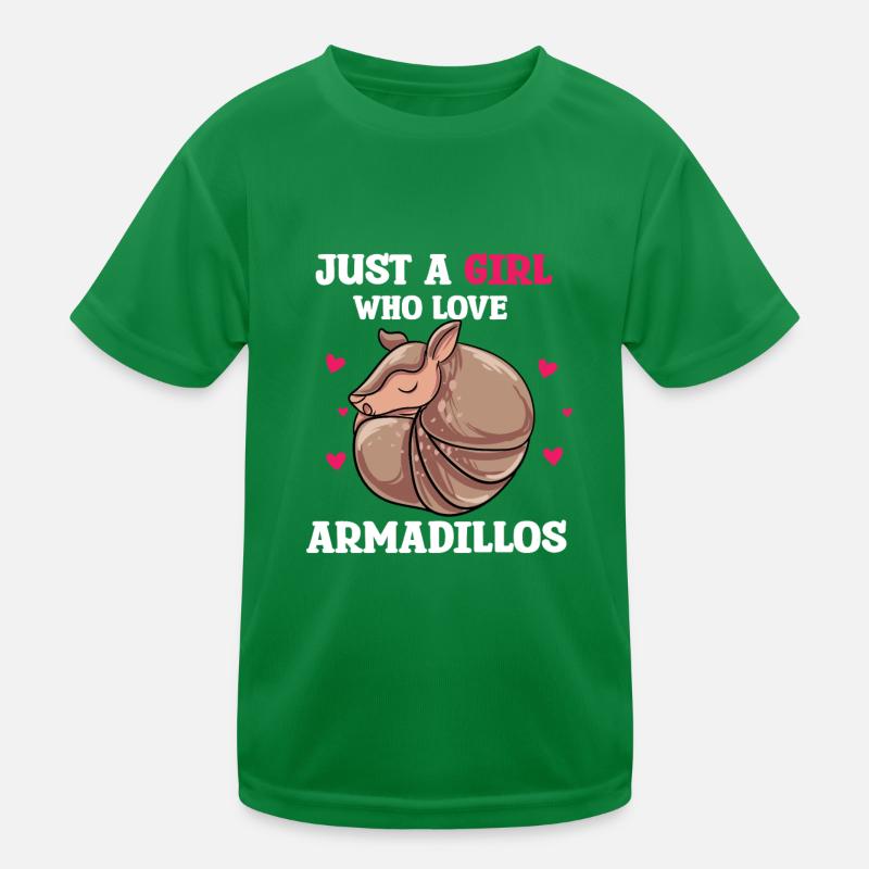 Armadillo Gift Kids Functional T-Shirt