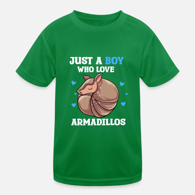 Armadillo Gift Kids Functional T-Shirt
