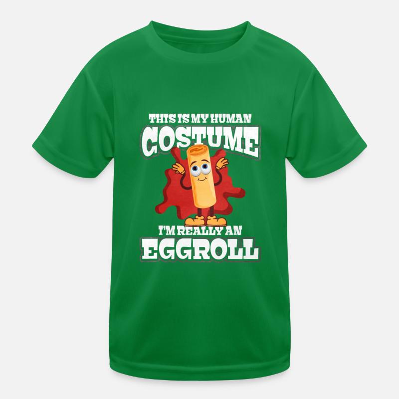 Spring Roll Costume Kids Functional T-Shirt