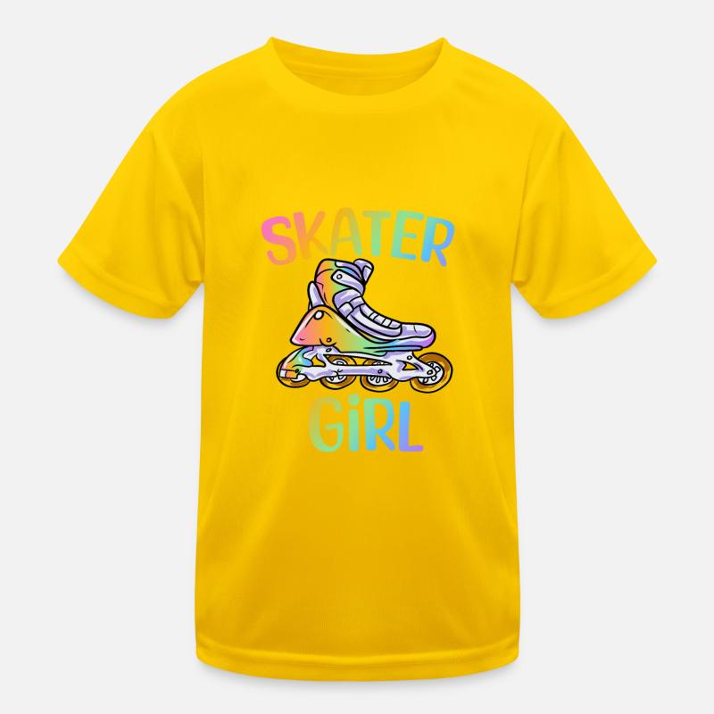 Inline Skating Inline Skating Gift Kids Functional T-Shirt