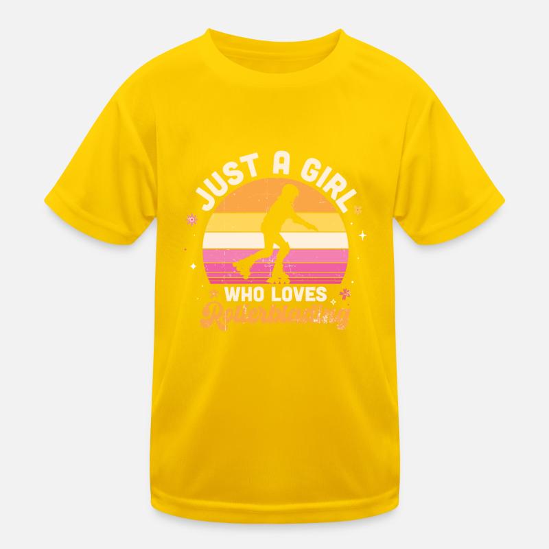 Inline Skating Inline Skating Gift Kids Functional T-Shirt