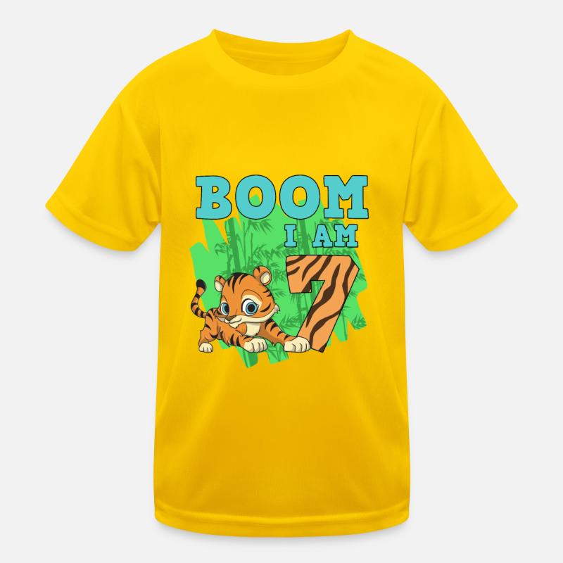 7th birthday Kids Functional T-Shirt