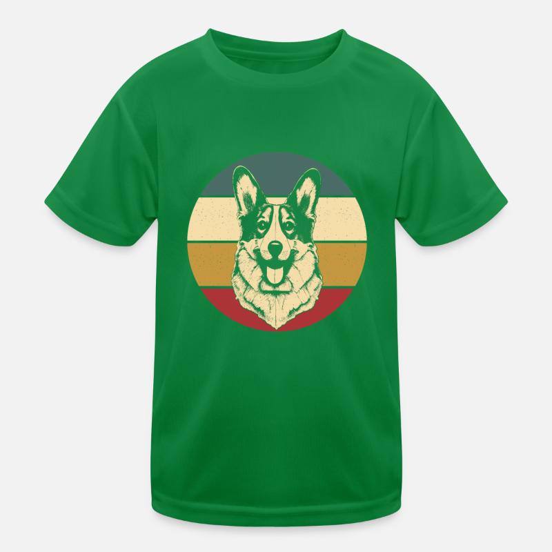 Welsh Corgi Kids Functional T-Shirt