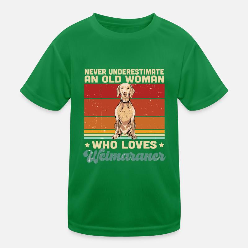 Weimaraner Kinder Funktions-T-Shirt