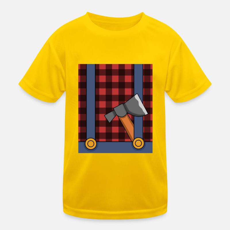 Costume de bûcheron T-shirt sport Enfant
