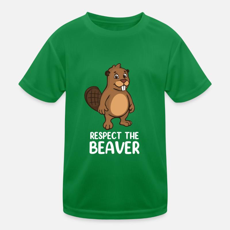 Respectez le castor T-shirt sport Enfant