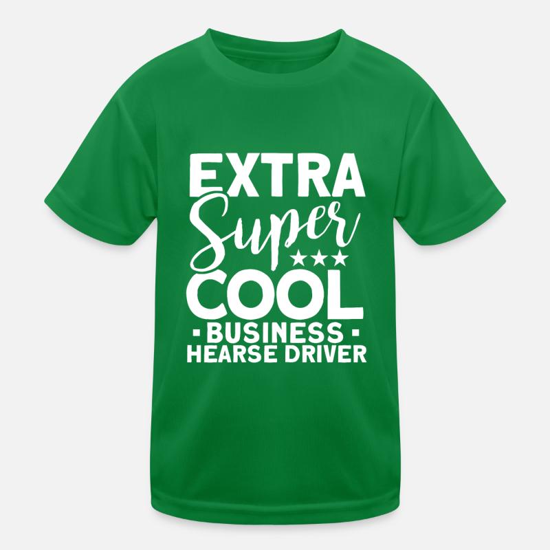 Entreprise extra super cool - chauffeur de corbillard T-shirt sport Enfant