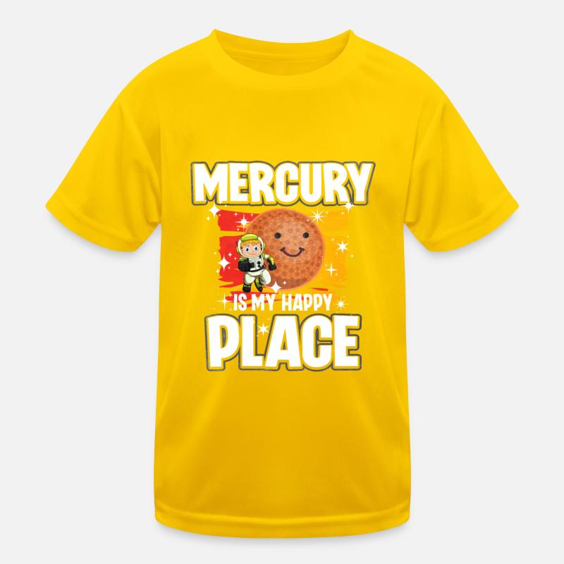 Merkur Planet Gift Kids Functional T-Shirt